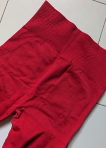 Red Activewear Leggings