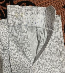 White Patterned Casual Shirt
