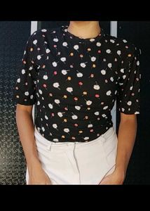 Flower Print Tee