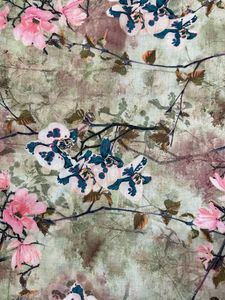 Green Floral Kurta Set