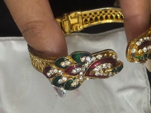 Elegant Peacock Bangle