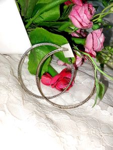 Beautiful Ring Silver Earings