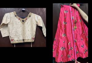 Kids Crop Top Lehanga