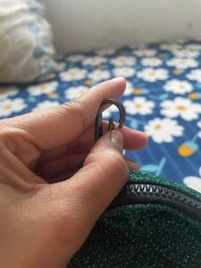 Sparkly Green Mini Backpack