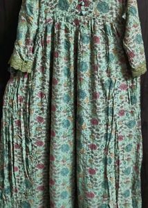 Floral  Emroidery Kurta with duppata set