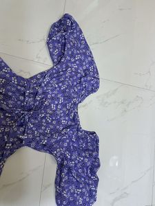 Floral mini dress