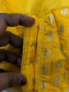 Mango Yellow Readymade Blouse