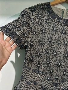 Vintage Beaded Top(bust32to36)