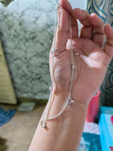 GIVA Heart Charm Anklet