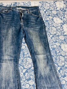 Flared Denim Jeans