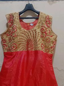 Red &amp; Gold Indian Dress