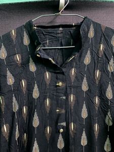 single black kurta