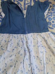 Cute Blue &amp; White Baby Dress