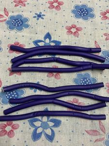 Purple Hair Curlers