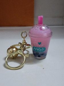 Sweet Angel Drink Keychain