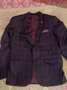 Stylish Burgundy Blazer