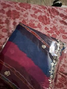 Zari Work Rajputani Saree