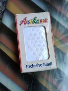 White Small Bindi Box