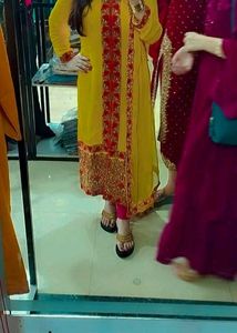 Yellow Embroidered Kurta Set