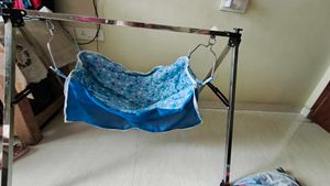 Baby Cradle Jhoola Blue For Boys And Girls