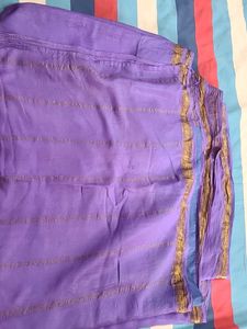 Purple Saree
