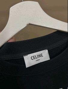 CELINE Paris Black Sweatshirt