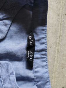 Embroidered Blue Top