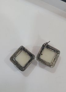 Oxidized Ear Studs