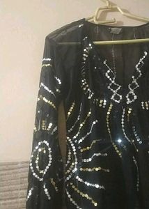 Y2k Sequin Short Kurti