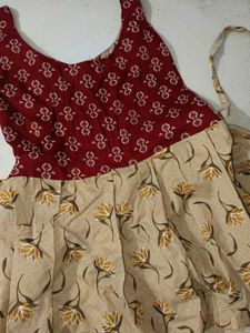 Floral Print Short Kurti