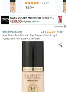 Max Factor 3 In 1 Foundation