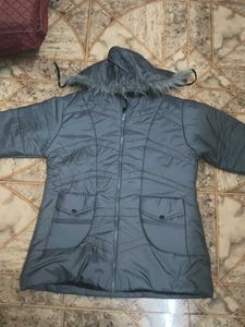 Stylish Grey Padded Jacket
