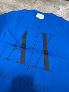 Armani Exchange Blue Tee