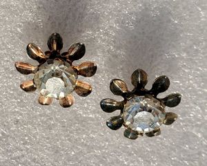 Beautiful Flower Diamond Studs