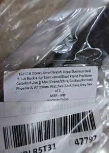 (NEW)20mm Watch Band - Black