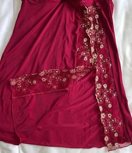 Red Slip Dress
