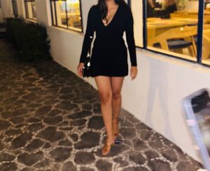 Zara Black Mini Dress 🖤💕