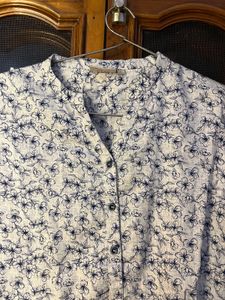 Floral Print Tunic Top