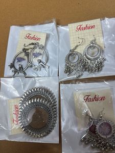 region handmade earrings combo four