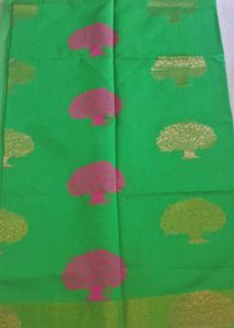 Green  banasari Saree