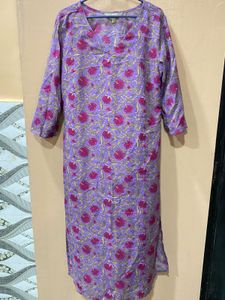 Floral Print Kurta