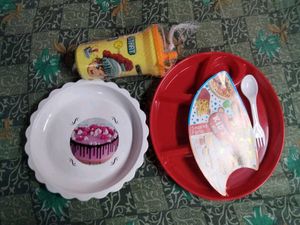 Kids' Fun Plates& bottle