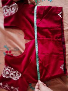 Maroon Saree