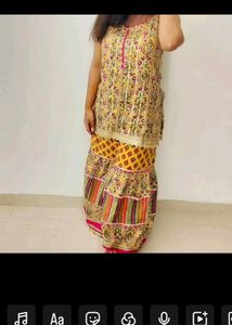 Floral Print Sharara