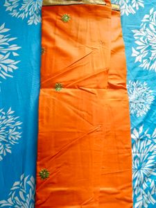 Orange Dress Material