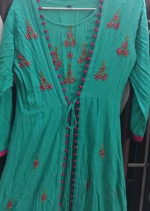 Gown With Long Coat