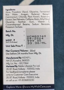 MyWishCare Hair Solution