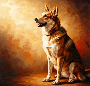 Dog Painting Art