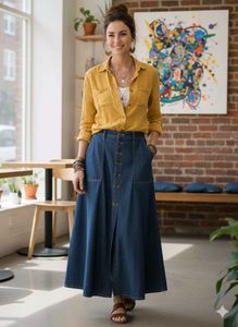 ✨Mustard Yellow Tie-Front Top✨