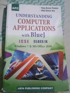 Understanding Computer Applications With Blue J ICSE Class 9